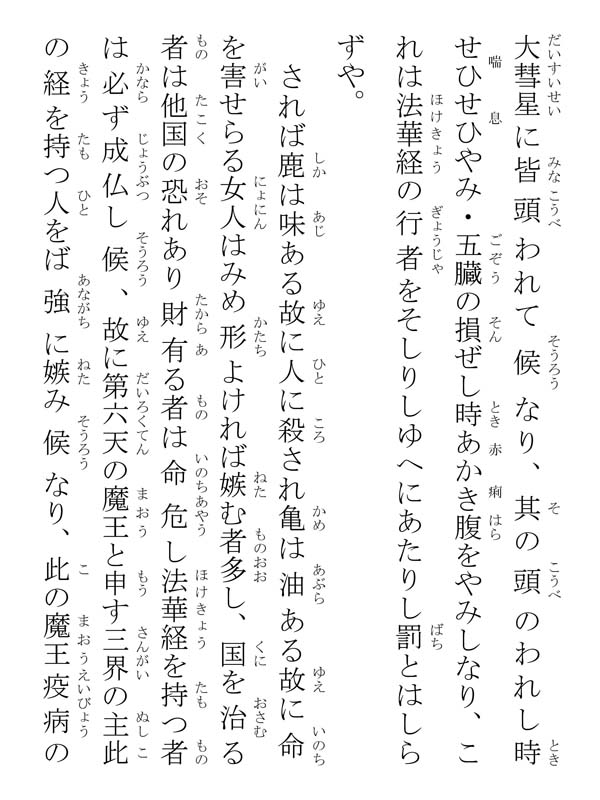 種種御振舞御書 107066