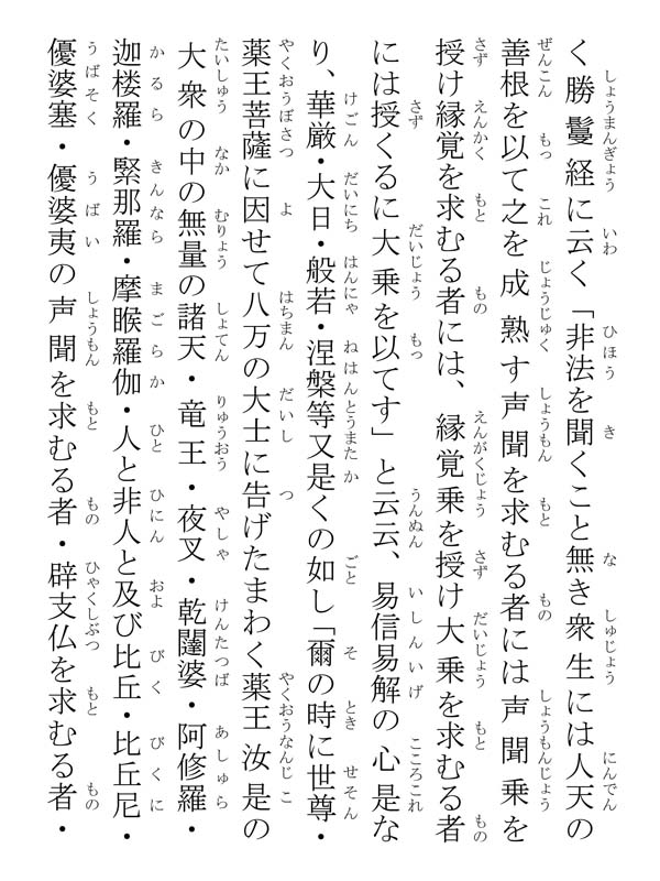 諸経と法華経と難易の事 140006