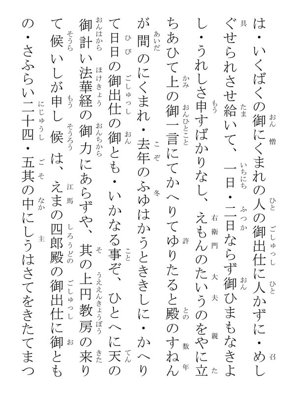 四条金吾御書 206003